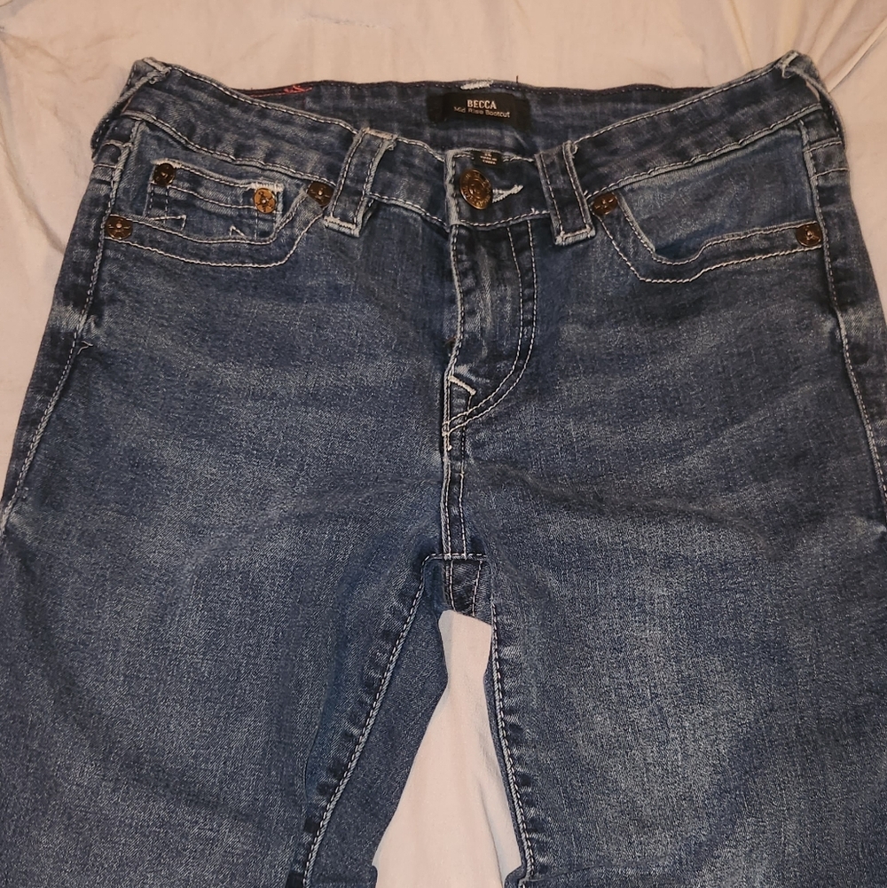 True Religion Mid Rise Bootcut Becca Style Jeans